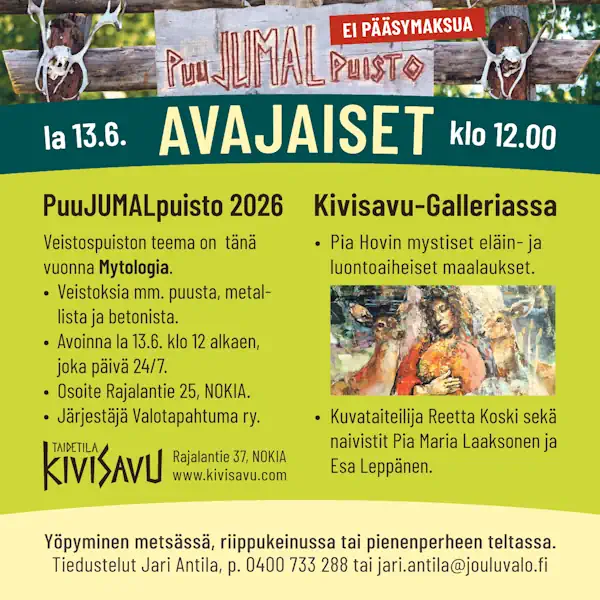 PuuJUMALpuisto 2026.