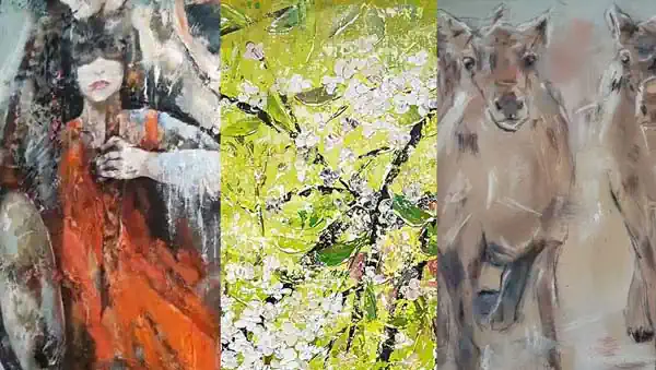 Kivisavun Galleriassa taidenäyttely jatkuu heinäkuun loppuun asti. Taiteilijat: Pia Hovi, Heidi Heinonen ja Reetta Koski